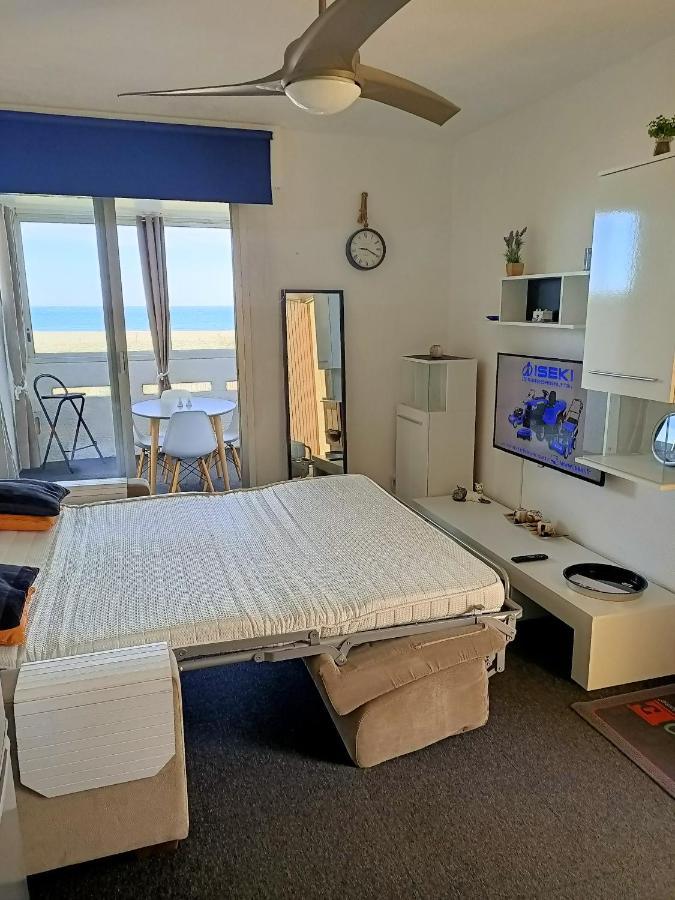 Studio Vue Mer 100 M De La Plage Leucate Bagian luar foto
